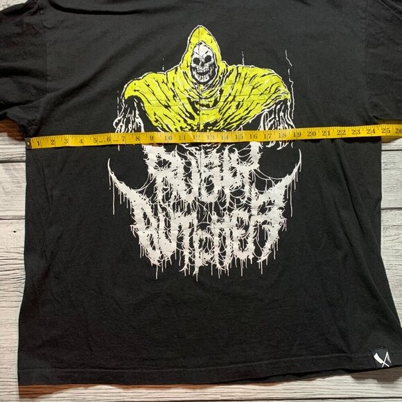 Rusty Butcher T-Shirt Reaper Mens Size XXL Black Motorcycle - Picture 6 of 7